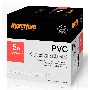 Hyperline FUTP4-C5E-S24-IN-PVC-GY-305 (FTP4-C5E-SOLID-GY-305) (305 м) Кабель витая пара, экранированная F/UTP, категория 5e, 4 пары (24 AWG), одножильный (solid), экран - фольга, PVC, –20°C – +75°C, серый - гарантия: 15 лет компонентная; 25 лет системная