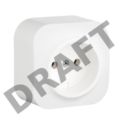 Розетка Legrand 782210 без заземления без шторок (Белая)