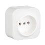 Розетка Legrand 782210 без заземления без шторок (Белая)