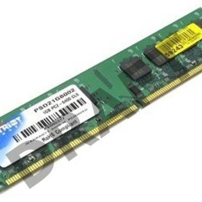 Модуль памяти Patriot Memory DIMM DDR2 2Gb 800MHz Patriot PSD22G80026 RTL PC2-6400 CL6  240-pin 1.8В
