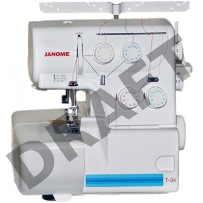Оверлок Janome T-34 белый
