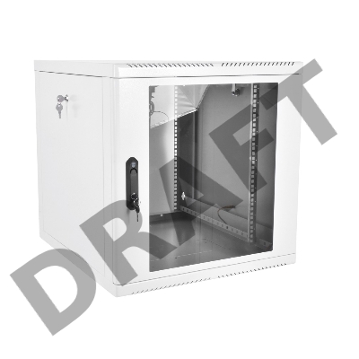 Шкаф телеком. настенный разборный 15U (600х650), съемные стенки, дверь стекло (ШРН-M-15.650)