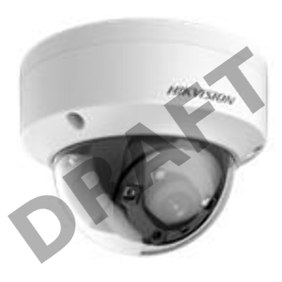 Камера HIKVISION HD-TVI 5MP IR DOME DS-2CE57H8T-VPITF2.8