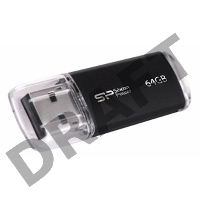 Флеш Диск Silicon Power USB Drive 64Gb Ultima II SP064GBUF2M01V1K {USB2.0, Black}