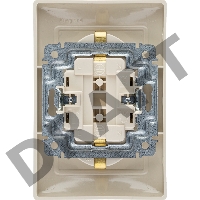 Электроустановочные изделия Legrand Legrand 774370 Розетка двойная (моноблок) Valena с заземлением (слоновая кость)