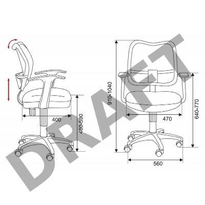 Кресло Бюрократ CH-W797/PK/TW-13A спинка сетка розовый сиденье розовый TW-13A колеса белый/розовый (пластик белый)
