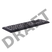 Клавиатура Gembird KB-8320U-Ru_Lat-BL, черный, USB, кнопка переключения RU/LAT,104 клавиши