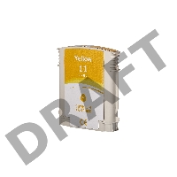Струйный картридж Sakura C4838A (№11 Yellow) для HP, желтый, 29 мл., 2550 к.