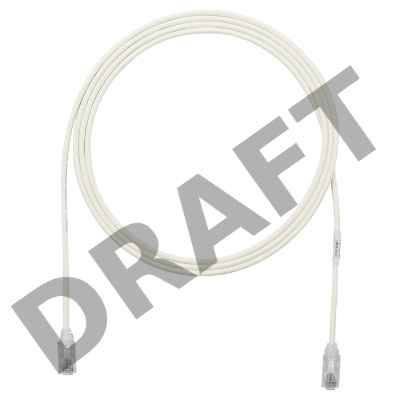 Патч-корд Panduit UTP28SP1M вилка RJ-45-вилка RJ-45 кат.6 1м белый LSZH