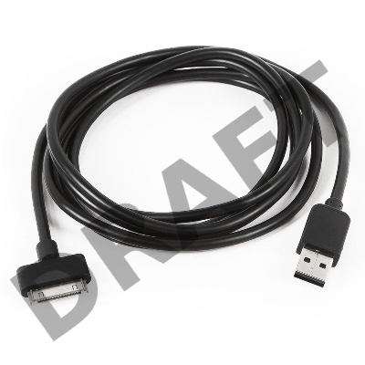 Кабель Gembird/Cablexpert CC-USB-AP1MB  AM/Apple для iPad/iPhone/iPod, 1м черный, пакет 