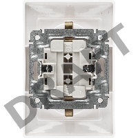 Электроустановочные изделия Legrand Legrand 774400 Розетка двойная (моноблок) Valena с заземлением (белый)