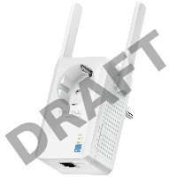 Сетевой адаптер TP-Link SOHO  TL-WA860RE 300Mbps Wireless N Wall Plugged Range Extender with AC Passthrough, QCA(Atheros), 2T2R, 2.4GHz, 802.11b/g/n, 1 10/100Mbps LAN port, Range Extender button, Range Extender mode, suppo поставляется без кабеля RJ-45