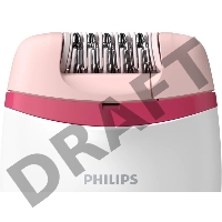 Эпилятор Philips BRE235/00 скор.:2 насад.:1 от электр.сети белый/розовый