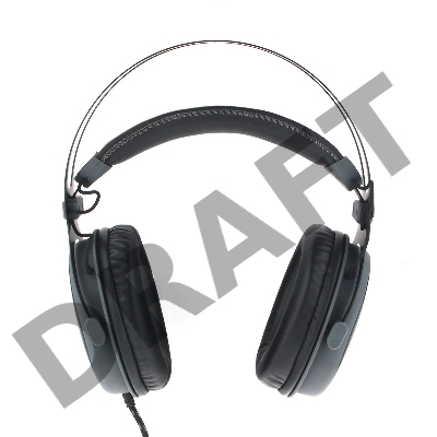 Гарнитура игровая Gembird MHS-G700U, черный, мембрана 53мм, металический корпус, съемный микрофон, регулировка громкости, отключение микрофона, кабель тканевый 2,5м