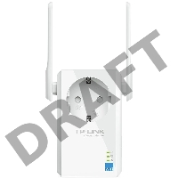 Сетевой адаптер TP-Link SOHO  TL-WA860RE 300Mbps Wireless N Wall Plugged Range Extender with AC Passthrough, QCA(Atheros), 2T2R, 2.4GHz, 802.11b/g/n, 1 10/100Mbps LAN port, Range Extender button, Range Extender mode, suppo поставляется без кабеля RJ-45