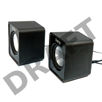 Колонки Dialog Colibri AC-02UP BLACK {акустические колонки 2.0, 5W RMS, питание от USB}