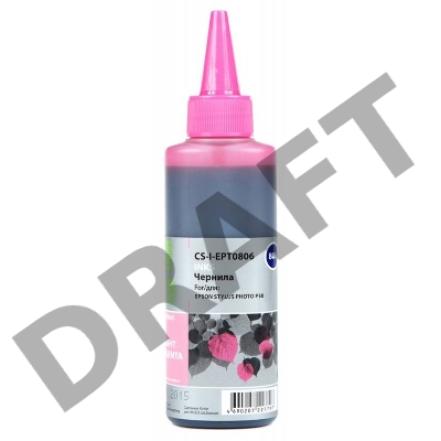 Чернила Cactus CS-I-EPT0806 светло-пурпурный (100мл) Epson Stylus Photo P50