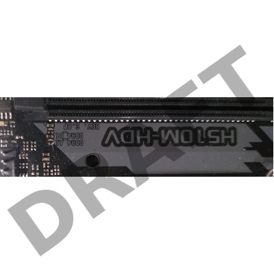 (Из ремонта, рабочая, гарантия 14 дней, не комплект, OEM)  Материнская плата Asrock H510M-HDV R2.0 Soc-1200 Intel H510 2xDDR4 mATX AC`97 8ch(7.1) GbLAN+VGA+DVI+HDMI