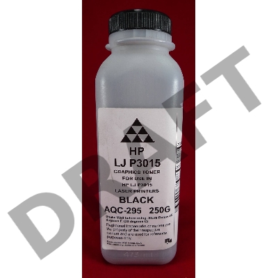 Тонер HP LJ P3015 (флакон, 250г) B&W Standart фас России