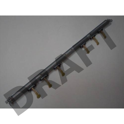 Планка с пальцами нагревательного вала (6пальцев) XEROX WCP 4110/4112/4595