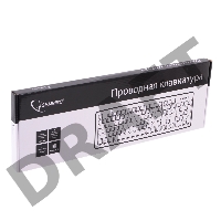 Клавиатура Gembird KB-8320U-Ru_Lat-BL, черный, USB, кнопка переключения RU/LAT,104 клавиши
