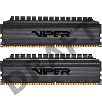 Оперативная память DDR 4 DIMM 8Gb (4GBx2) PC24000, 3000Mhz, PATRIOT BLACKOUT Kit (PVB48G300C6K) (retail)