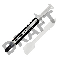 Термопаста ExeGate ETS-6WMK Silver, шприц с лопаткой, 4г