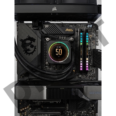 Память оперативная Corsair DDR5, 5600MHz 64GB 2x32GB DIMM, Unbuffered, 40-40-40-77, Std PMIC, XMP 3.0, DOMINATOR PLATINUM RGB DDR5 Black Heatspreader, RGB LED, 1.25V