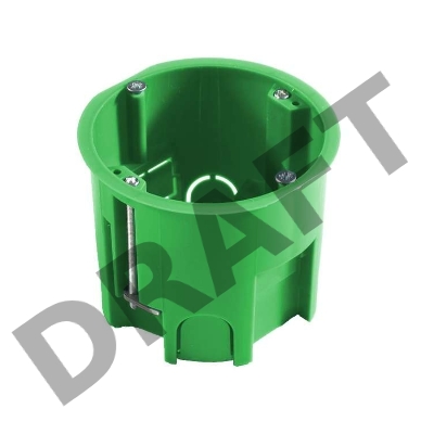 Коробка установочная СП 68х60 для гипсокарт. с метал. лапками HEGEL КУ1205