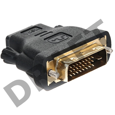 Переходник VCOM HDMI 19F to DVI-D 25M позолоченные контакты <VAD7818> 