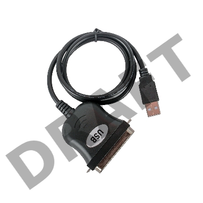 Переходник ORIENT Кабель-адаптер  ULB-201N, USB Am to LPT C36M (для подключения принтера), 0.8м 