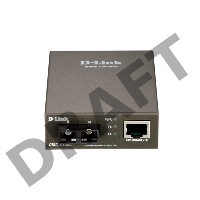 Сетевое оборудование D-Link DMC-F15SC/A1A Медиаконвертер из 100BASE-TX по витой паре в 100BASE-FX по одномодовому волокну (15 км, SC)
