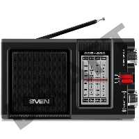Радиоприемник АС SVEN SRP-450, черный (3 Вт, FM/AM/SW) АС SVEN SRP-450, черный (3 Вт, FM/AM/SW)