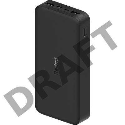 Внешний аккумулятор 20000mAh Xiaomi Redmi 18W Fast Charge Power Bank (Black) 20000mAh Redmi 18W Fast Charge Power Bank (Black)