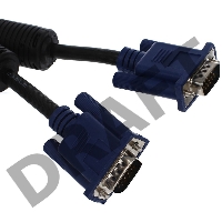 Кабель VCOM VVG6448-1.8M(O) Кабель монитор-SVGA card (15M-15M) 1,8м 2 фильтра