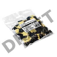 Самоклеющаяся площадка для крепления стяжек ExeGate EX293146RUS STM3030B-100 (30х30 мм, halogen free, -40°C - +85°C, черная, 100 шт)