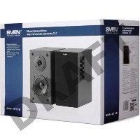 Колонки Sven SPS-611S 2.0 черный 36Вт