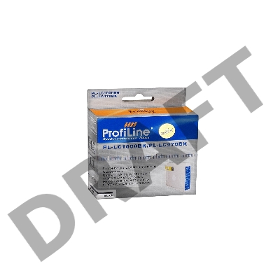 Картридж PL-LC1000BK/LC970BK для принтеров Brother DCP -130C/135C/150C/235C/330C/350C/440CN/750CW/MFC-240C/260C/660CN/665CW/885CW/360C/5460CN/5860CW Black водн ProfiLine