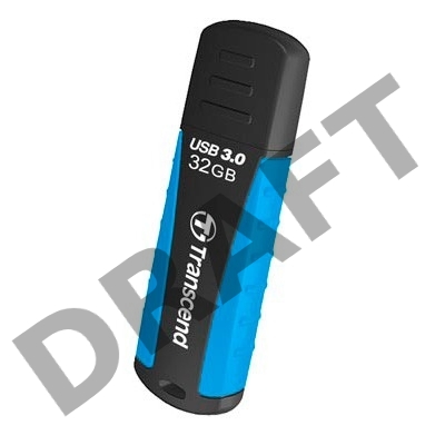Флеш Диск Transcend 32Gb Jetflash 810 TS32GJF810 USB3.0 черный/синий