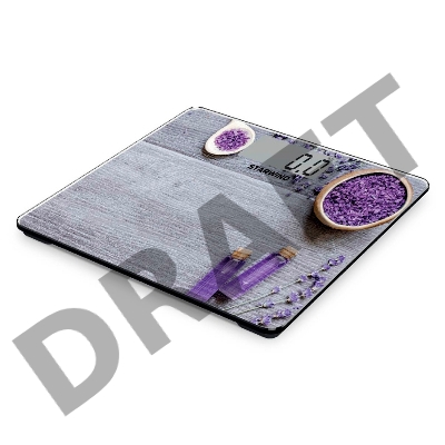 Весы напольные электронные Starwind SSP6031 макс.180кг рисунок/фиолетовый