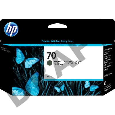 Картридж струйный HP №70 C9448A черный матовый для HP DJ Z2100/Z3100 (130мл)