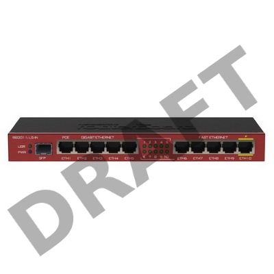 Коммутатор MikroTik RB2011iLS-IN RouterBOARD 2011iLS