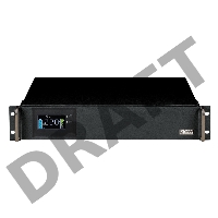 Источник бесперебойного питания Powercom King Pro RM KIN-1500AP RM 900Вт 1500ВА черный