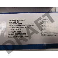 Тонер-картридж Kyocera KM-1500/1815/1820/FS-1020D/1018MFP/1020MFP/1118MFP  TK-18/TK-100  7.2K Katun