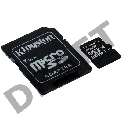Флеш карта microSD 32GB Kingston microSDНC Class 10 A1 UHS-I Endurance 95R/30W  Card Only