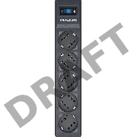 Сетевой фильтр Pilot sG-Max 5 outlets (GP), 15А/3.3 kVt, automatic circuit-breaker, 7 m, gfaphite