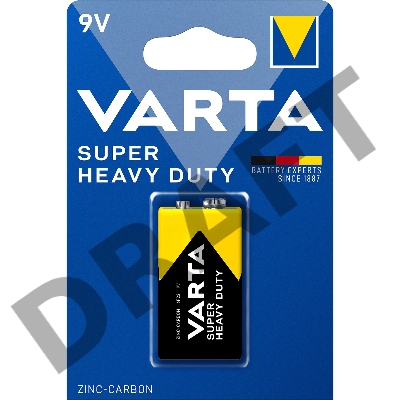 Батарейка VARTA SUPERLIFE 9V бл. 1