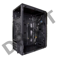 Корпус Minitower Exegate BAA-103 Black, mATX, <AAA350, 80mm>, 2*USB, Audio