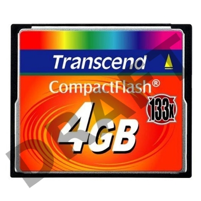 Флеш карта CF 4Gb 133x Type I Transcend (TS4GCF133)
