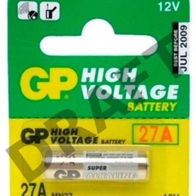 Батарейка GP 27A-BC1 (1 шт. в уп-ке)
